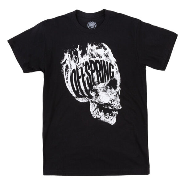 The Offspring - Flaming Skull T-Shirt (Black)