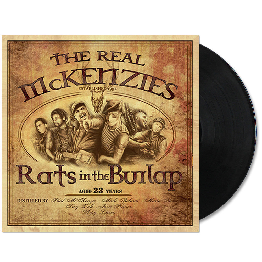 The Real McKenzies - Rats In The Burlap LP Black