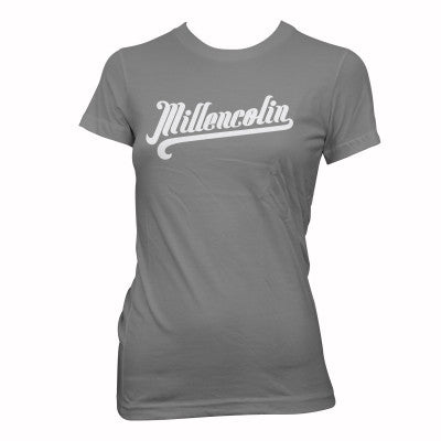 Millencolin Womens Baseball T-shirt Grey