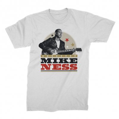 Mike Ness - Woodprint T-shirt (White)