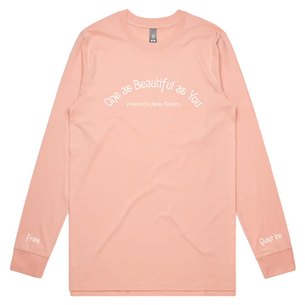 Agnes Manners - One As Beautiful As You Longsleeve (Pale Pink)