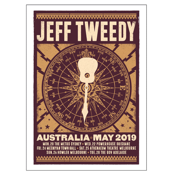 Jeff Tweedy - Compass 2019 Tour Poster (A2)