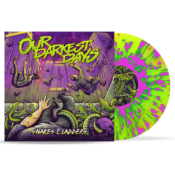 Our Darkest Days - Snakes & Ladders LP (Snake Bite Vinyl)