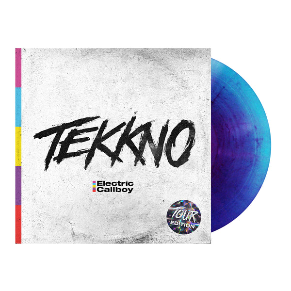 Electric Callboy - Tekkno (Tour Edition) LP (Transparent Light Blue-Lilac Marbled Vinyl)
