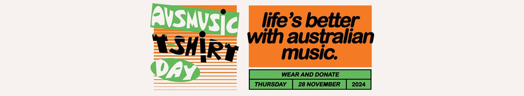 AUS Music T-shirt Day - Artist First webstore