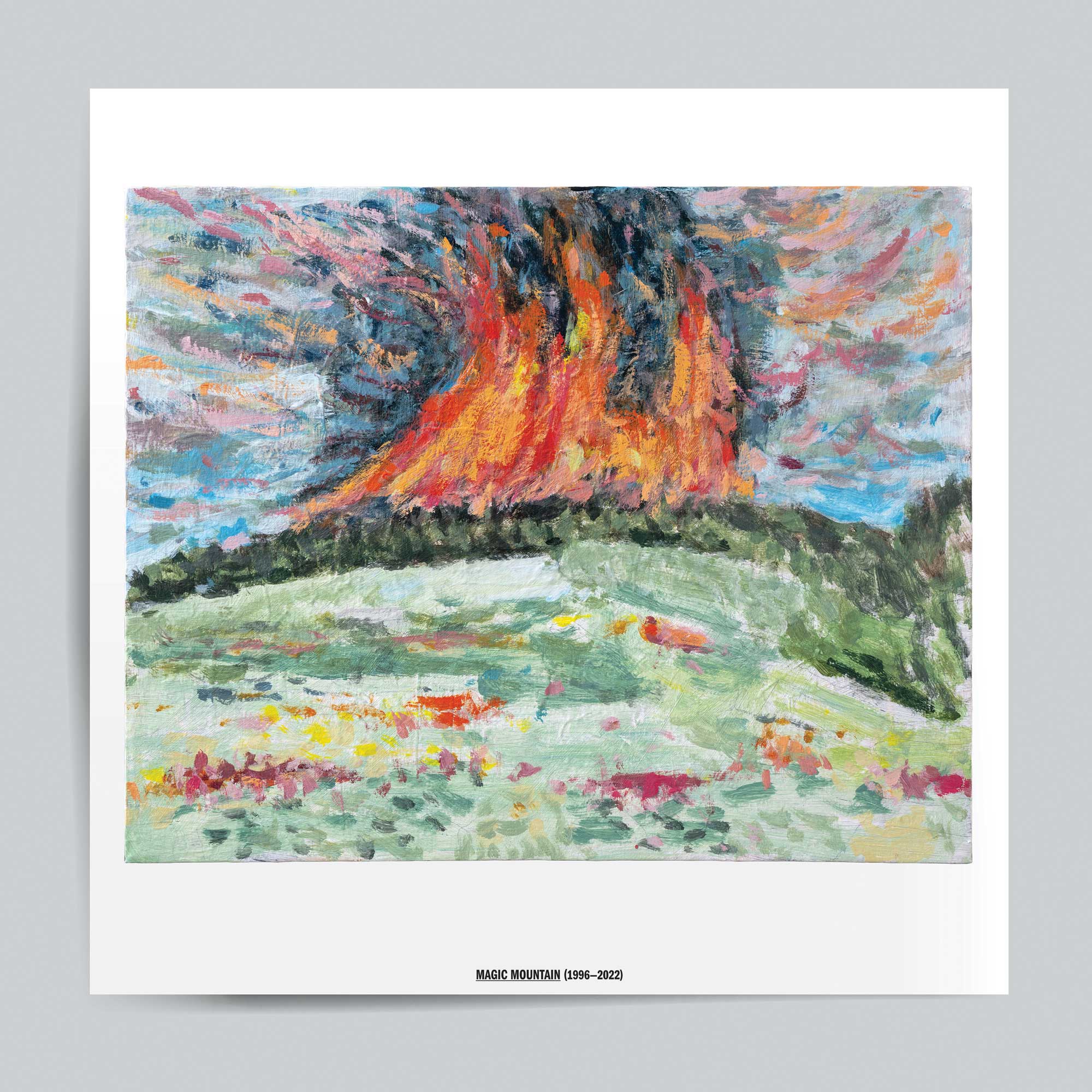 MAGIC MOUNTAIN (1996—2022) 12 x 12 Poster card