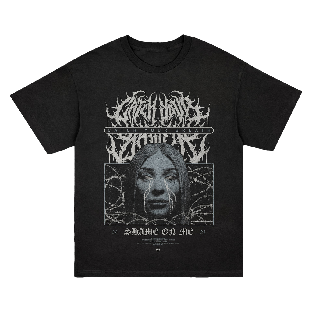 Catch Your Breath - Shame On Me Album T-Shirt (Black)