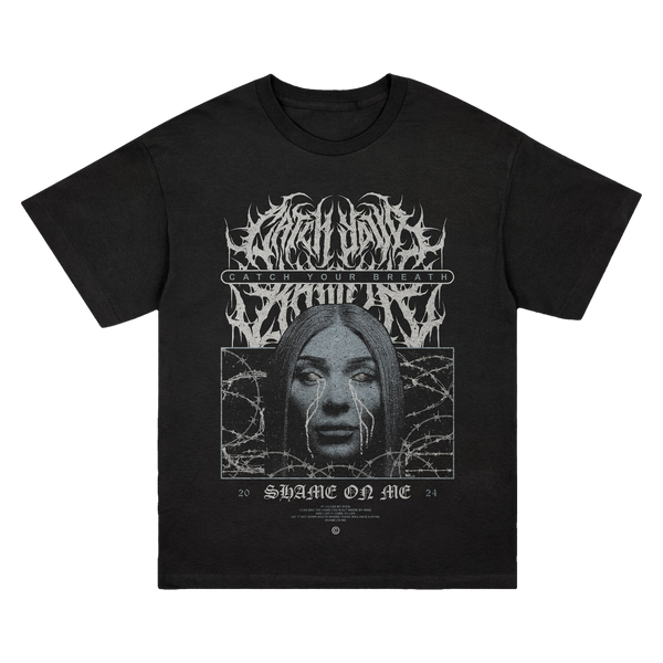 Catch Your Breath - Shame On Me Album T-Shirt (Black)