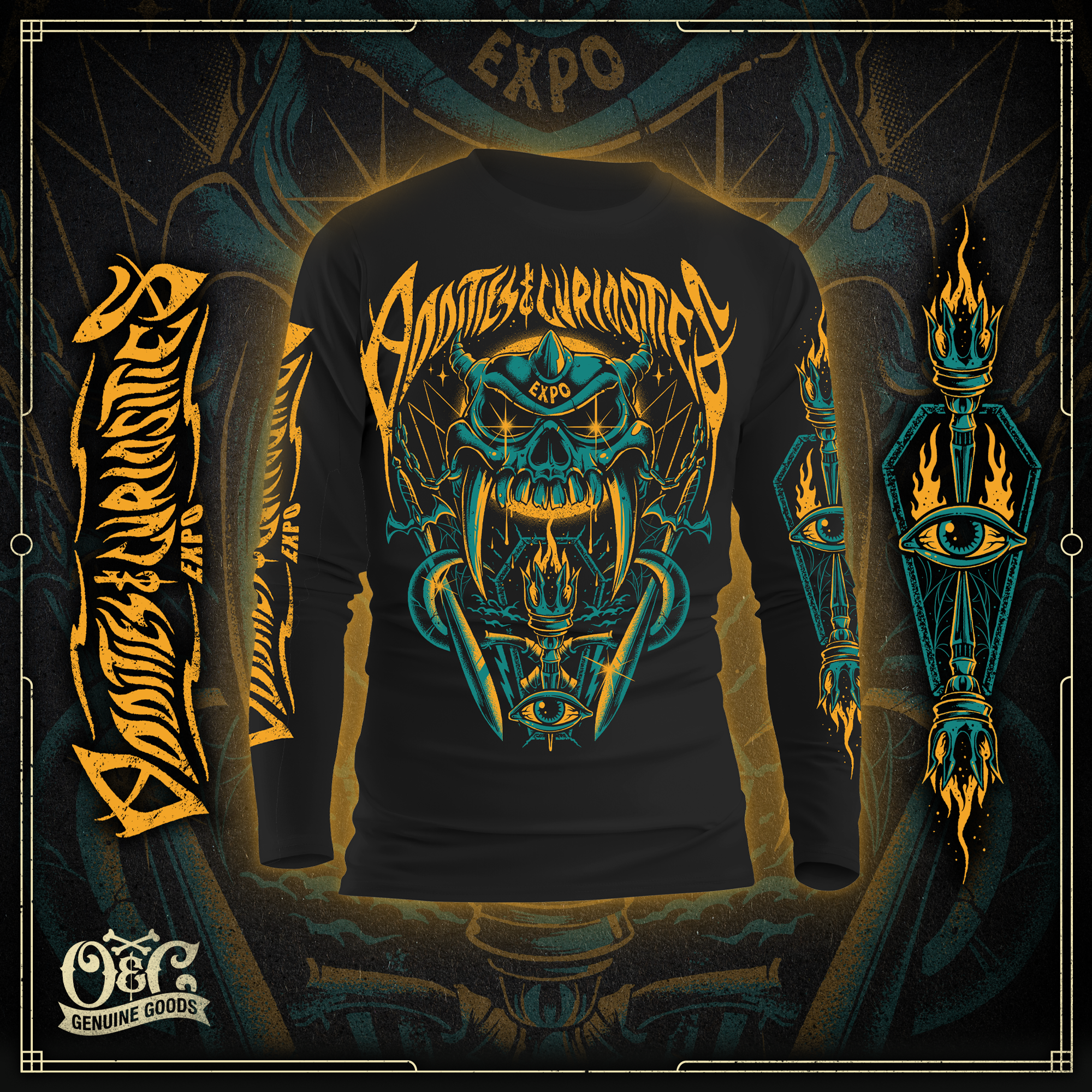 The Oddities & Curiosities Expo - 2024 The Oddities & Curiosities Longsleeve (Black)