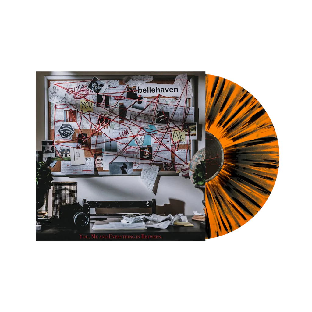 Belle Haven - You, Me And Everything In Between LP (Orange w/ Black Splatter Vinyl)