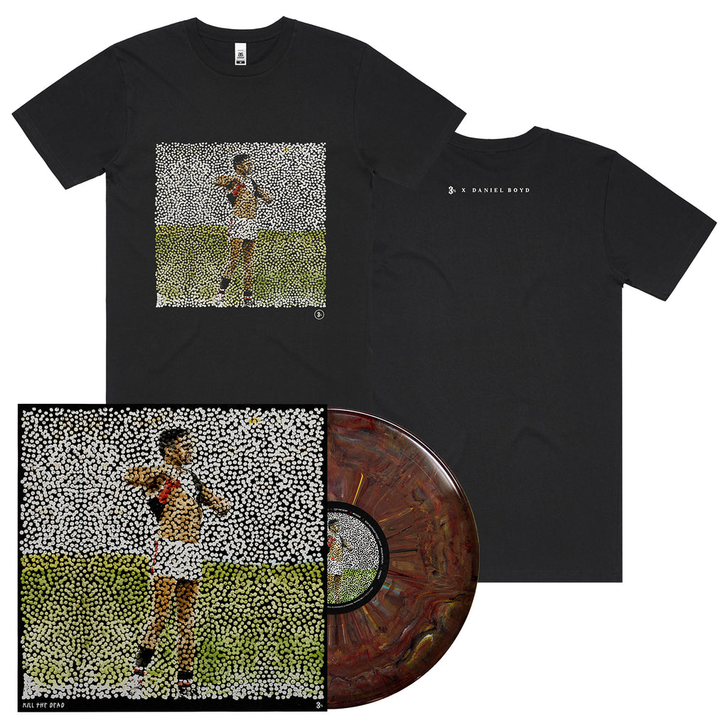 3% - KILL THE DEAD LP (Recycled Vinyl - Lucky Dip Colours) + T-Shirt Bundle