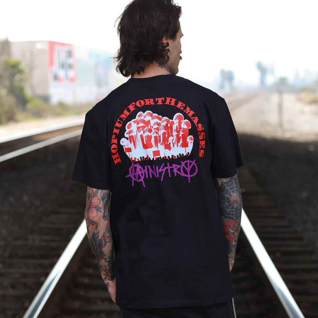 Ministry - HOPIUMFORTHEMASSES T-Shirt (Black)