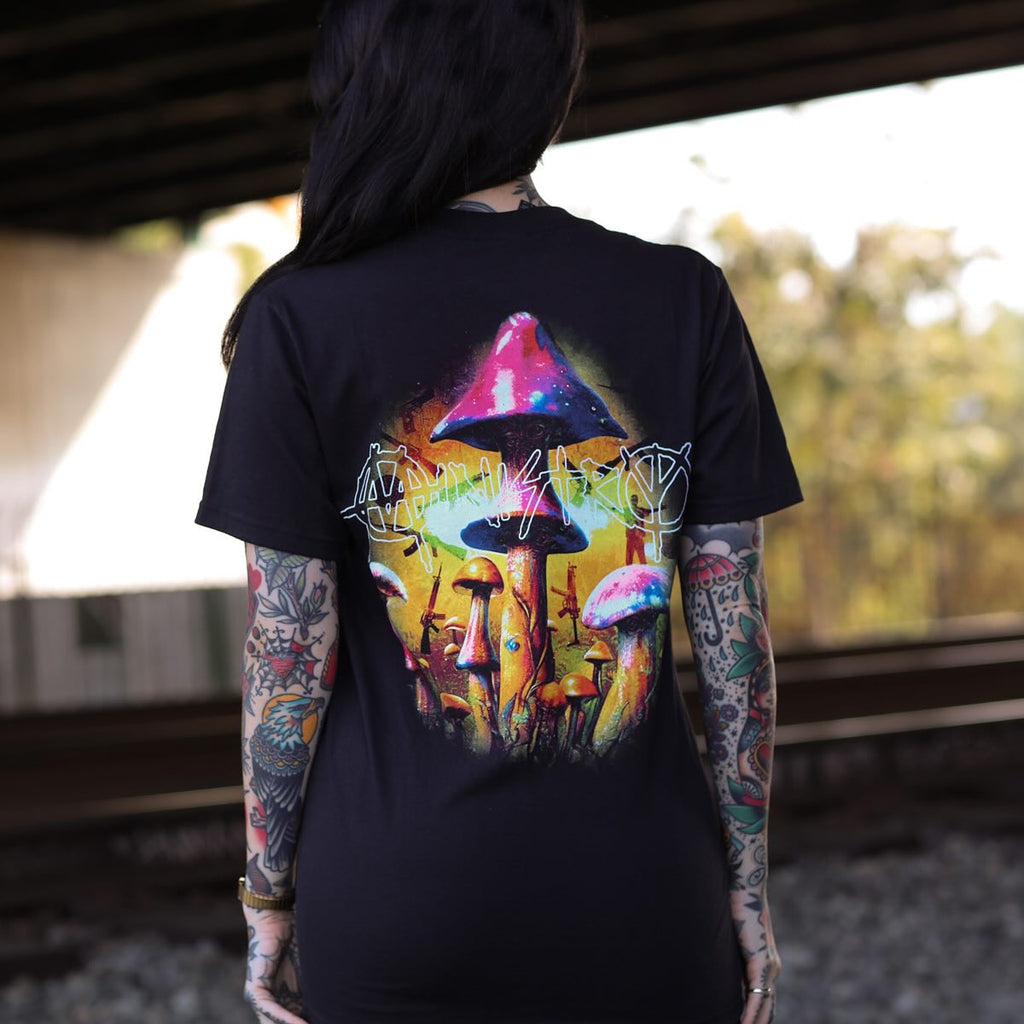 Ministry - HOPIUM Mushroom T-Shirt (Black)