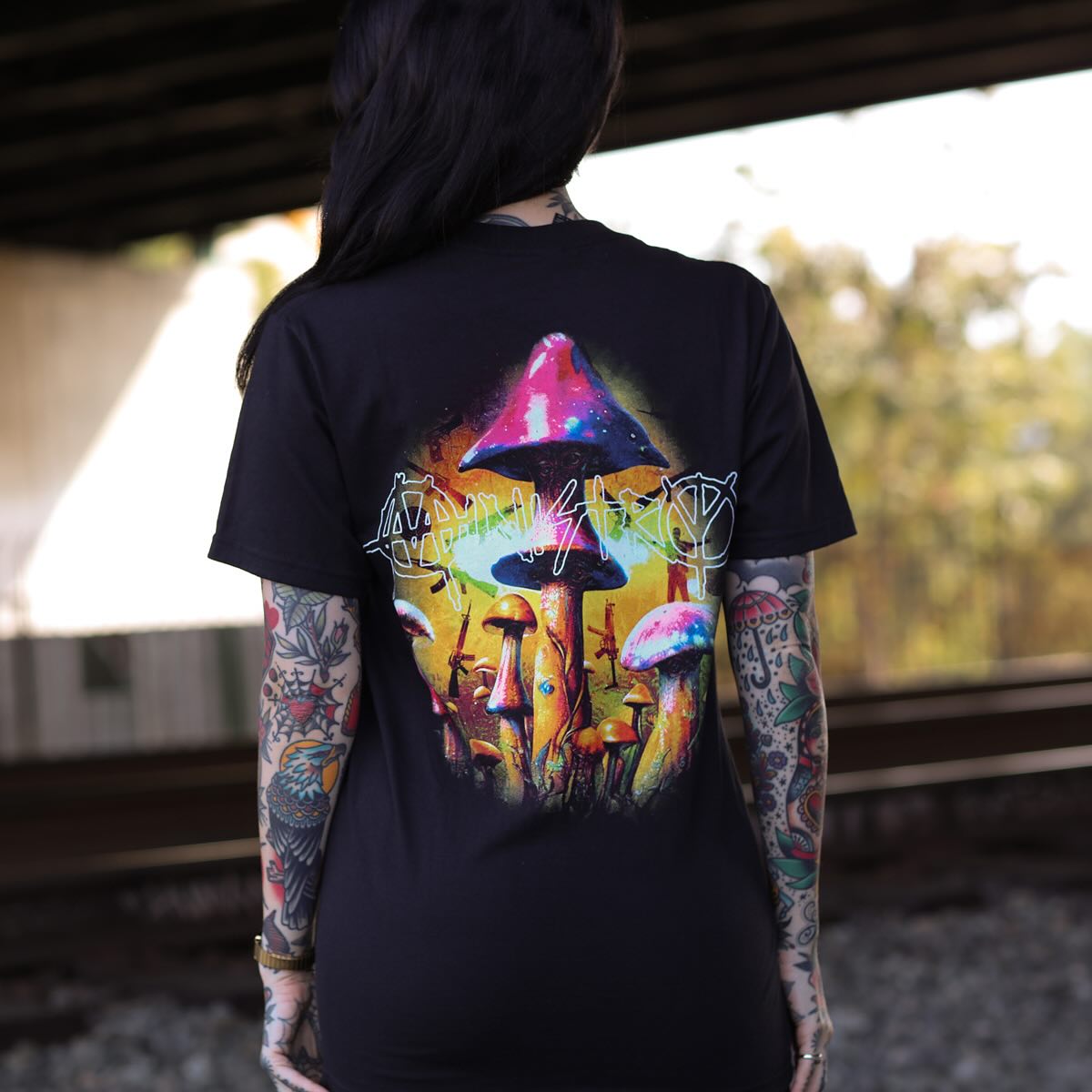 Ministry - HOPIUM Mushroom T-Shirt (Black)