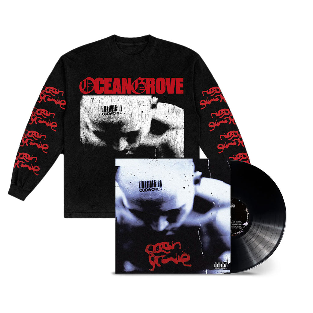 Ocean Grove - Oddworld LP (Black Vinyl - AF Exclusive) + Longsleeve Bundle