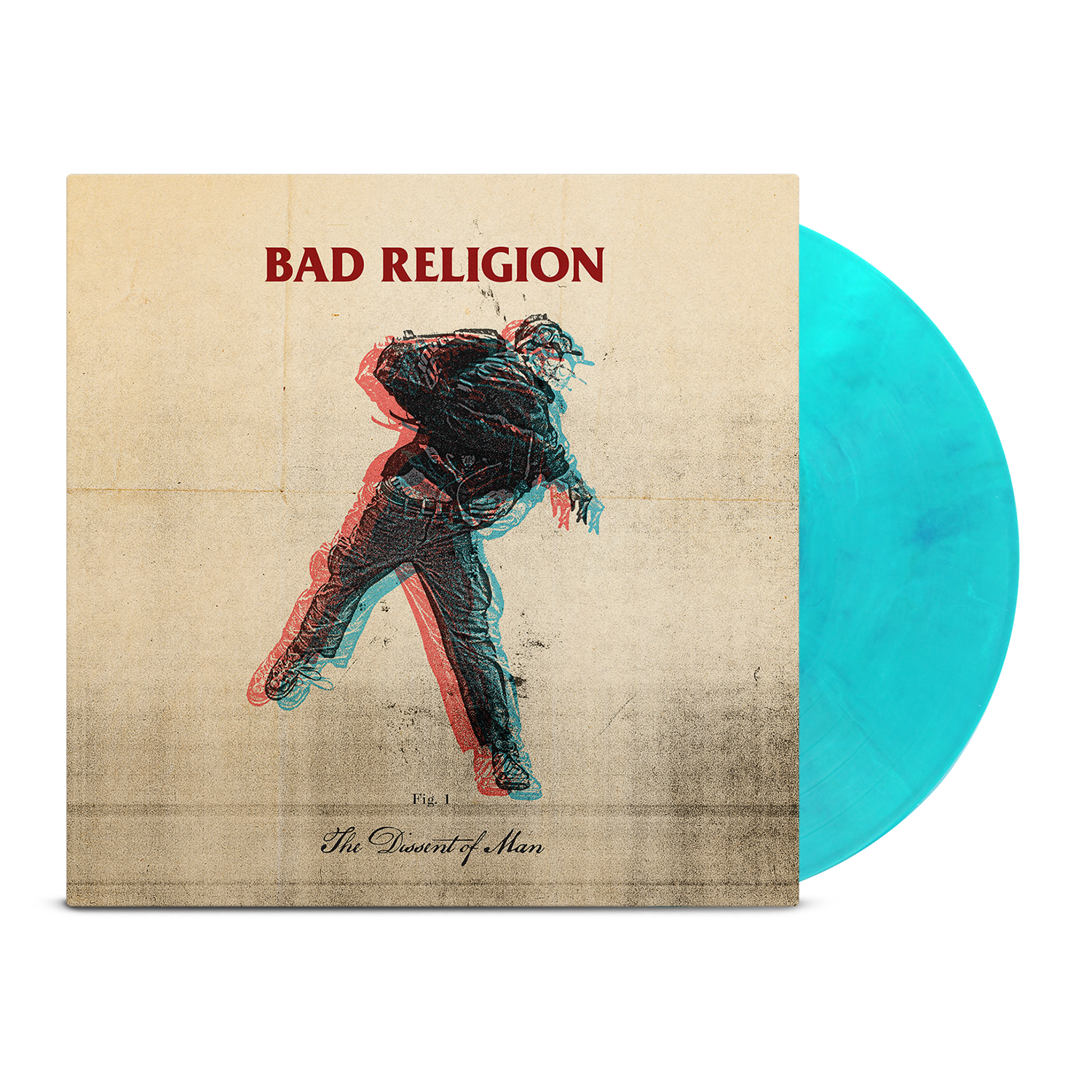 Bad Religion - The Dissent of Man (Translucent Green/Blue Vinyl)   