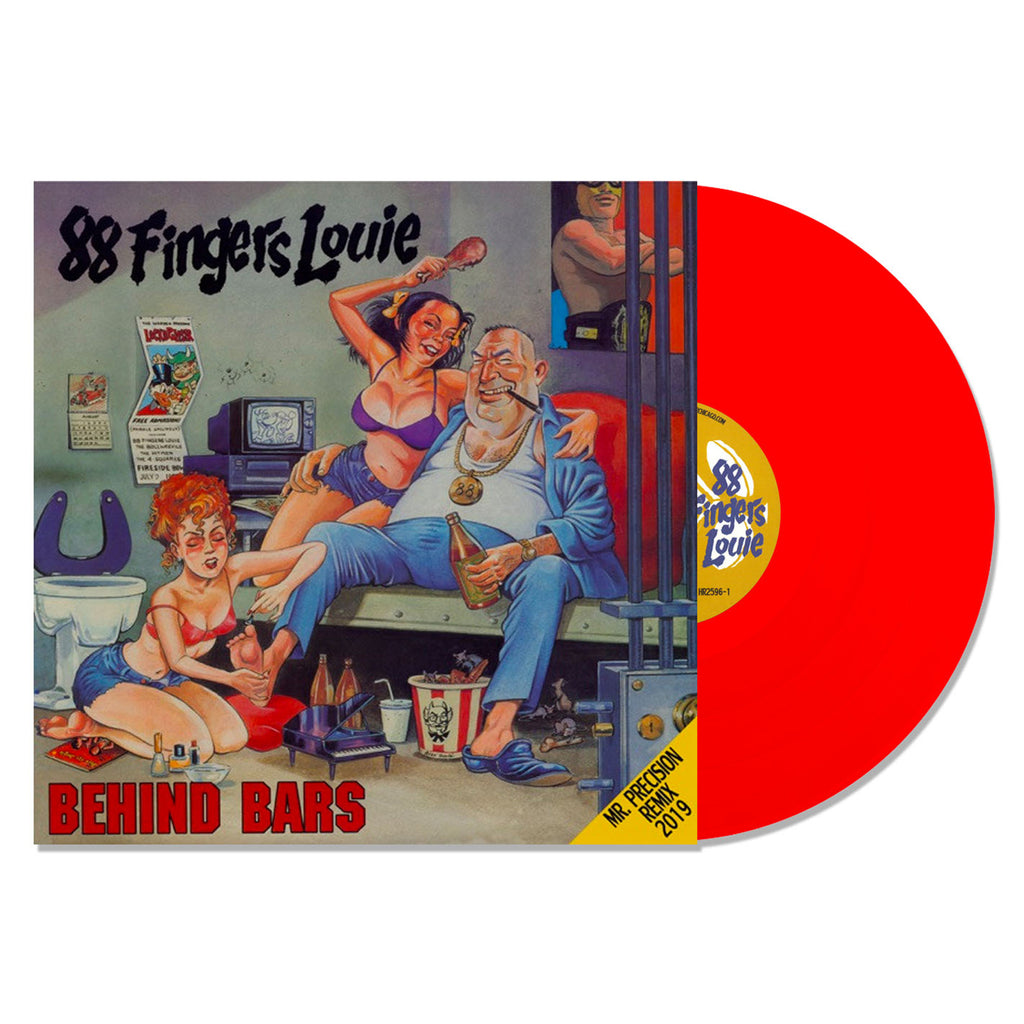 88 Fingers Louie - Behind Bars (remixed and remastered) LP (Red Vinyl)