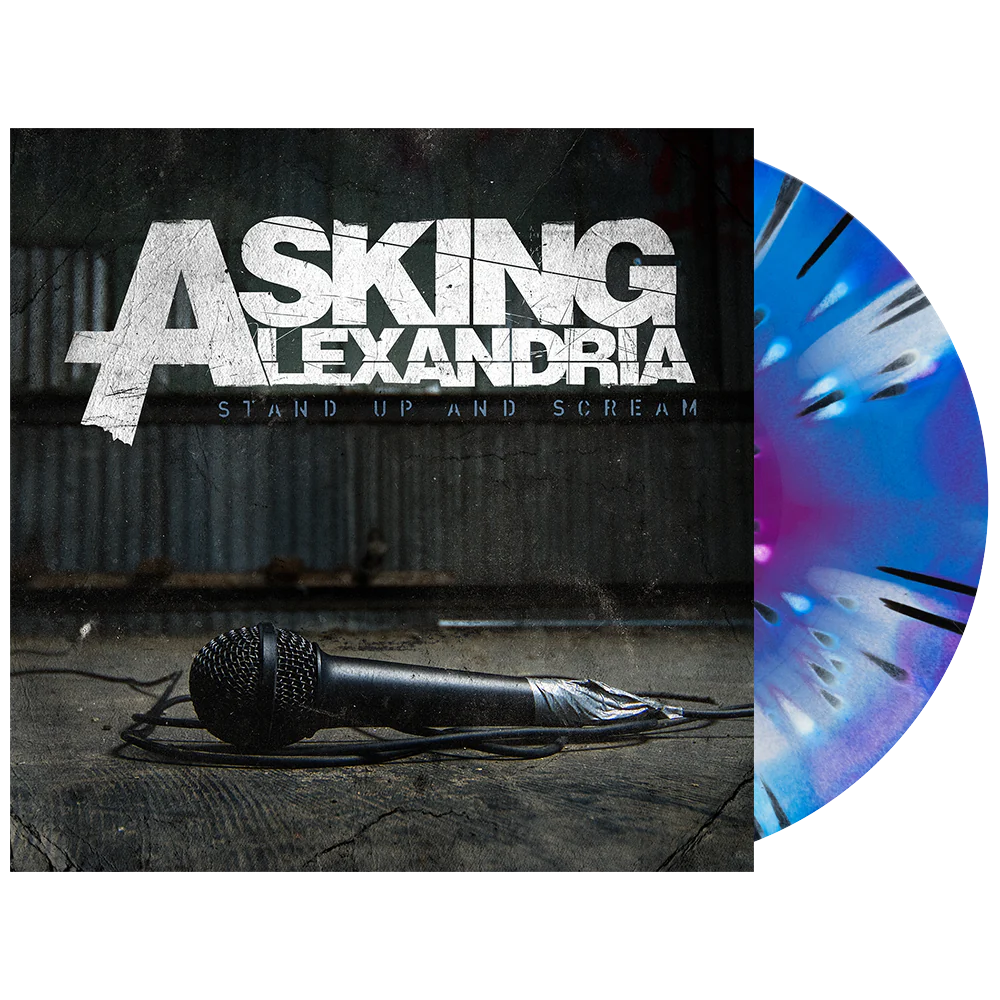 Asking Alexandria - Stand Up And Scream LP Vinyl (Purple/Black/Cyan/White)