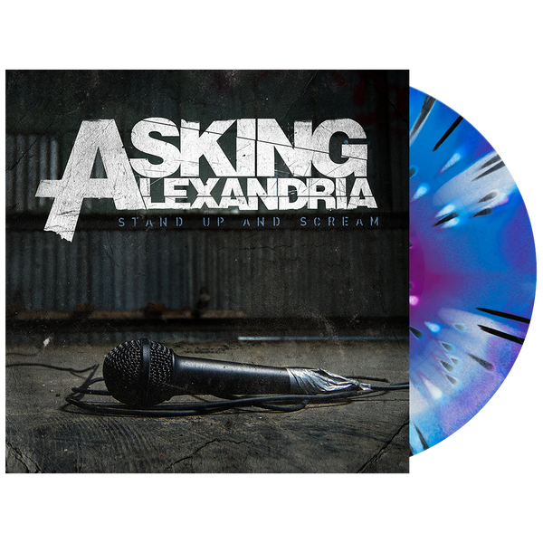 Asking Alexandria - Stand Up And Scream LP Vinyl (Purple/Black/Cyan/White)