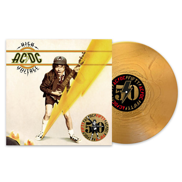 AC/DC - High Voltage LP (Gold Nugget Vinyl)