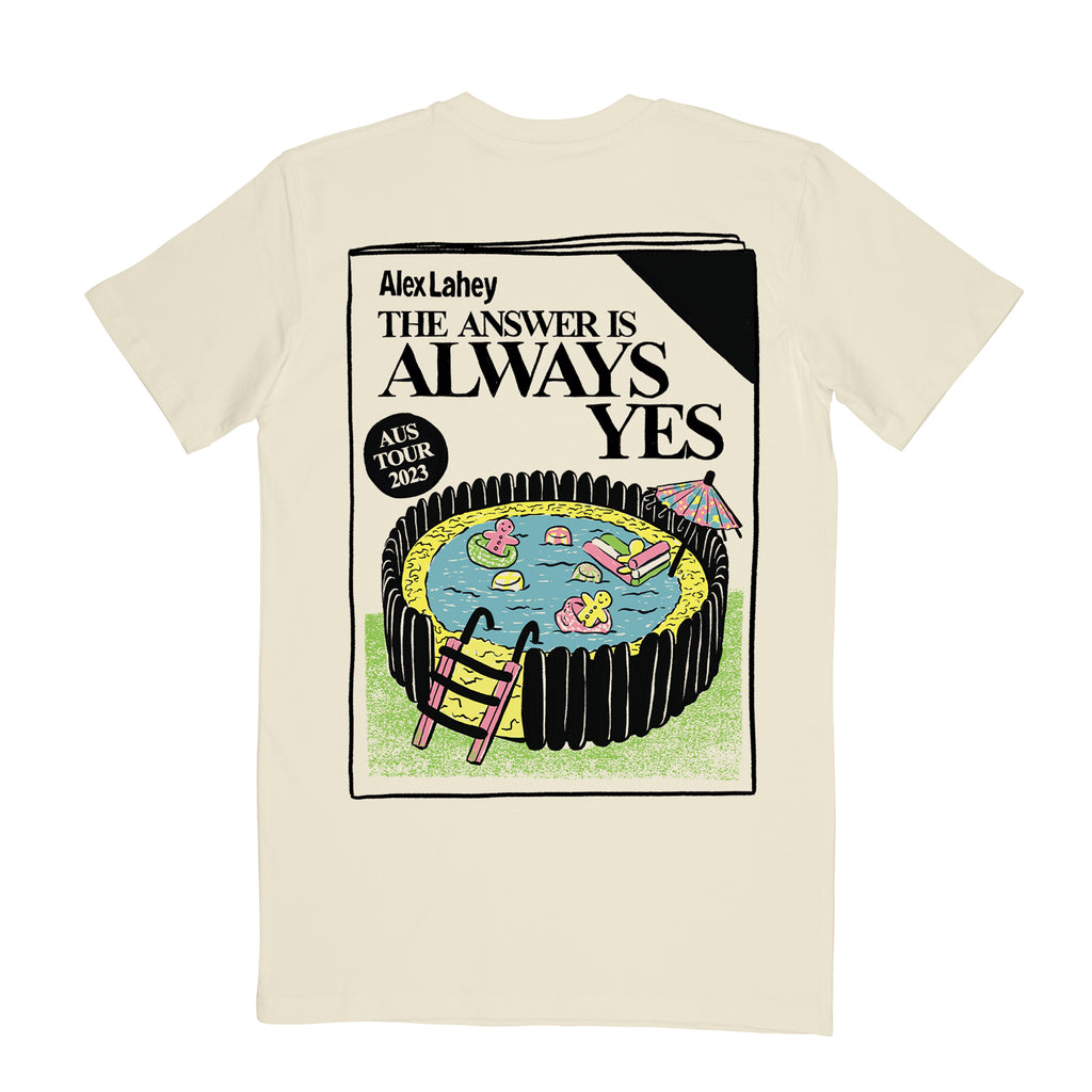 Alex Lahey - 2023 Tour T-shirt (Natural)