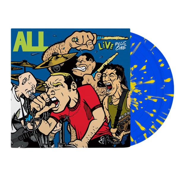 ALL/Descendents - Live Plus One 2LP (Blue/Yellow Vinyl)