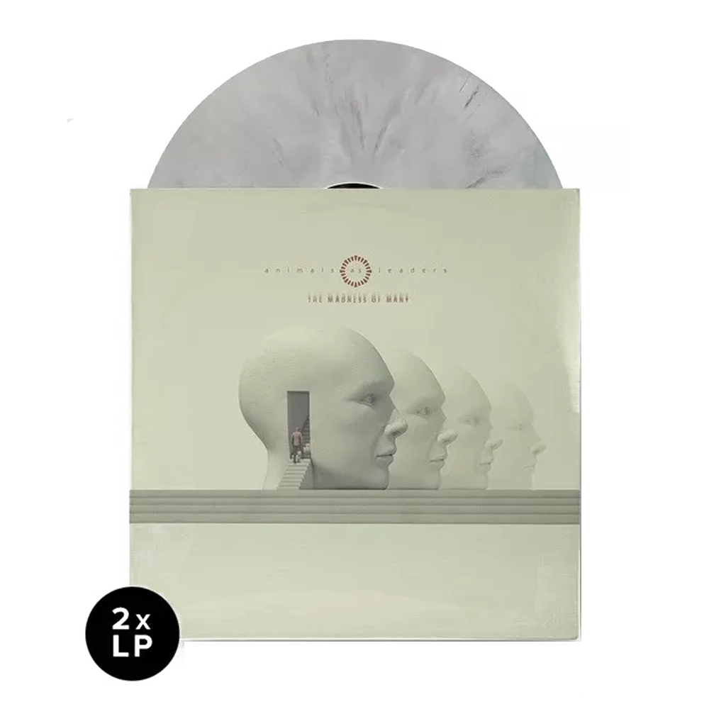 Animals As Leaders - Madness Of Many 2LP Vinyl (Bone w/ White Black Marble)