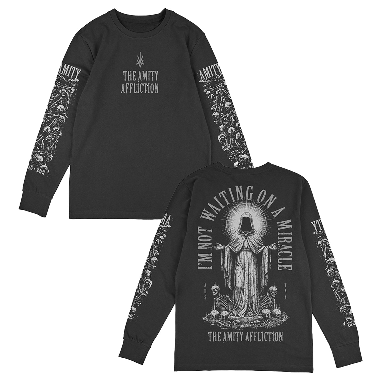 I'm Not Waiting On A Miracle Longsleeve (Black) + Download
