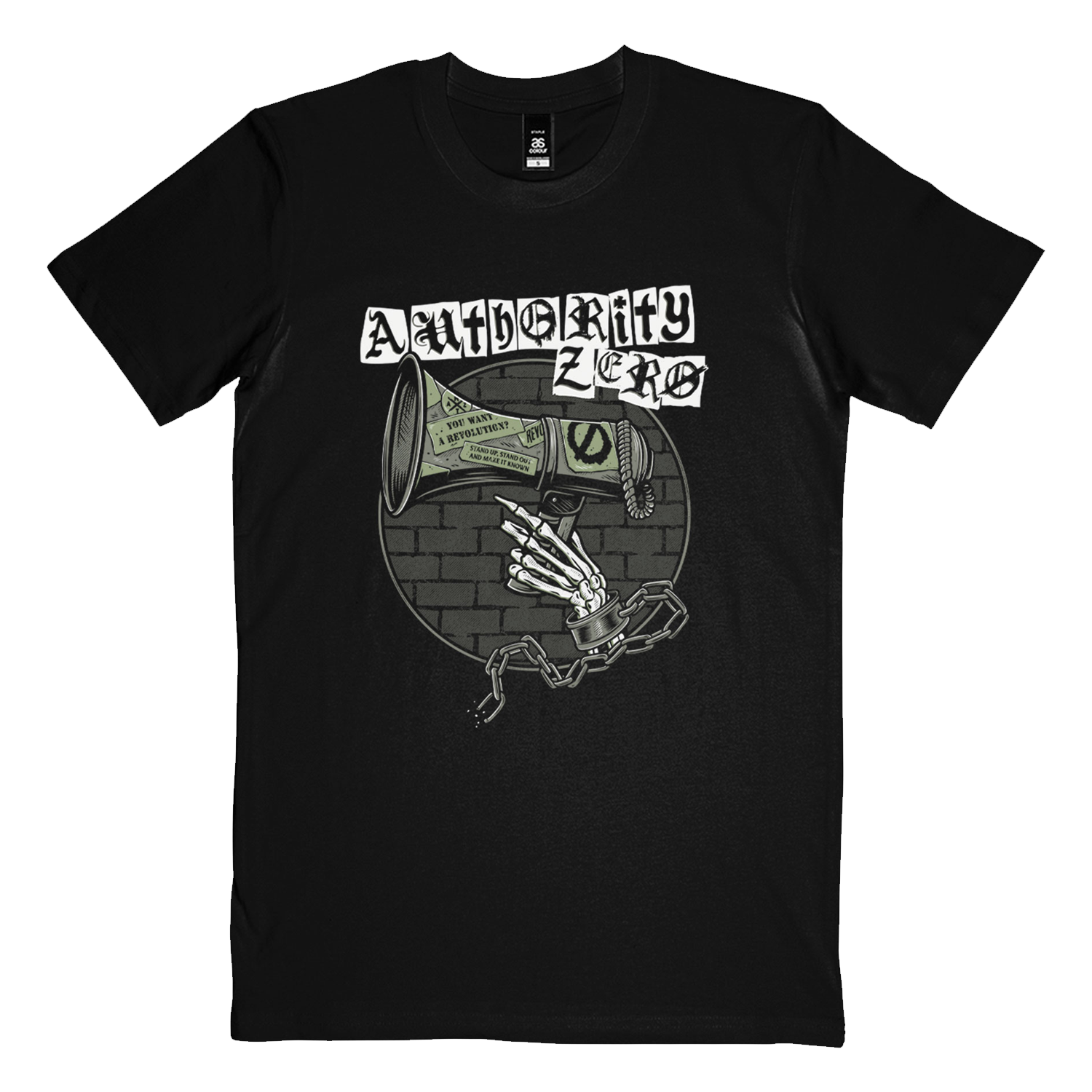 Authority Zero - Megaphone T-Shirt (Black)