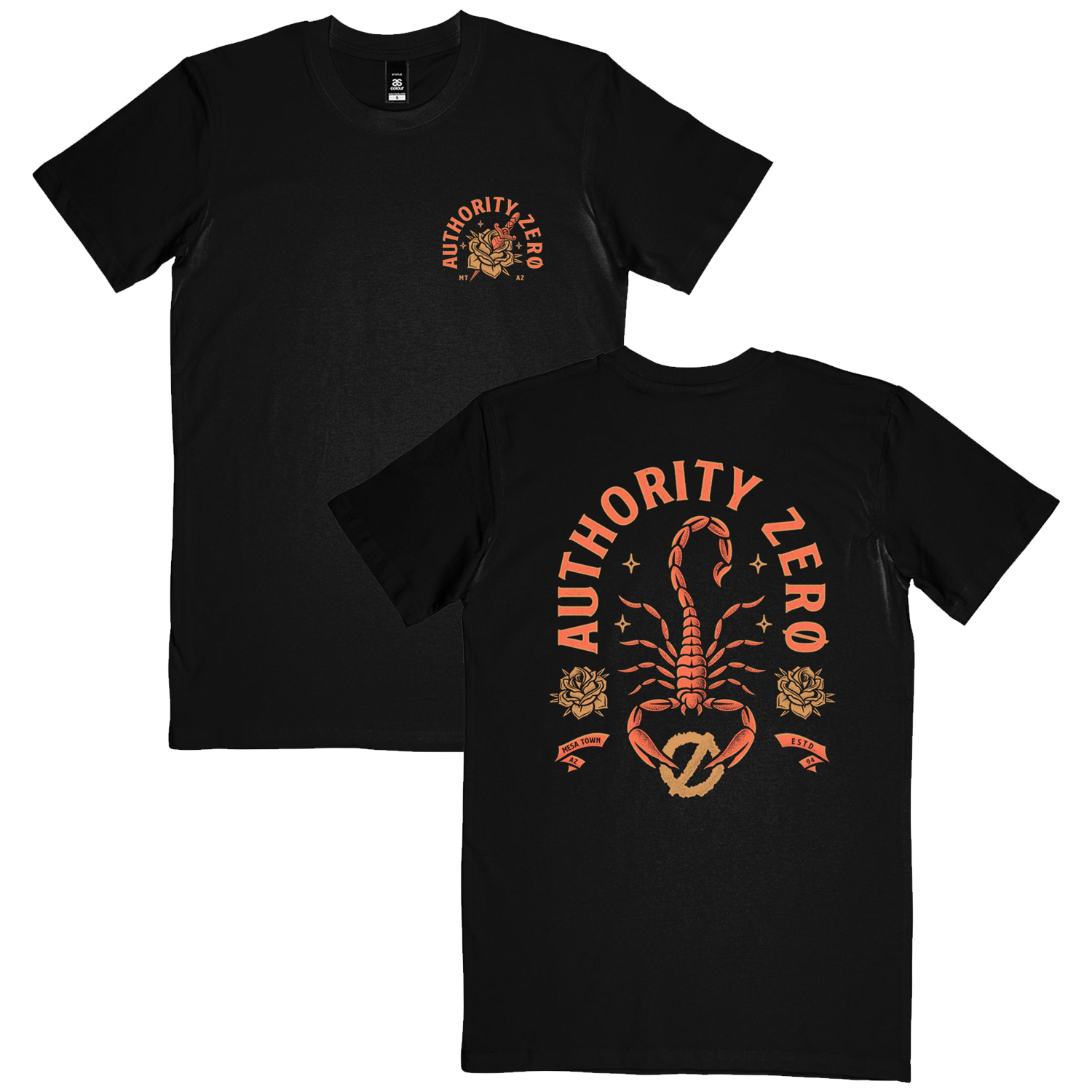 Authority Zero - Scorpion T-Shirt (Black)