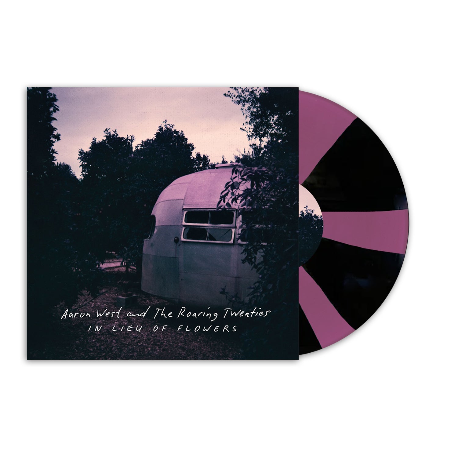 Aaron West and The Roaring Twenties - In Lieu of Flowers LP (Purple & Black Pinwheel Vinyl)