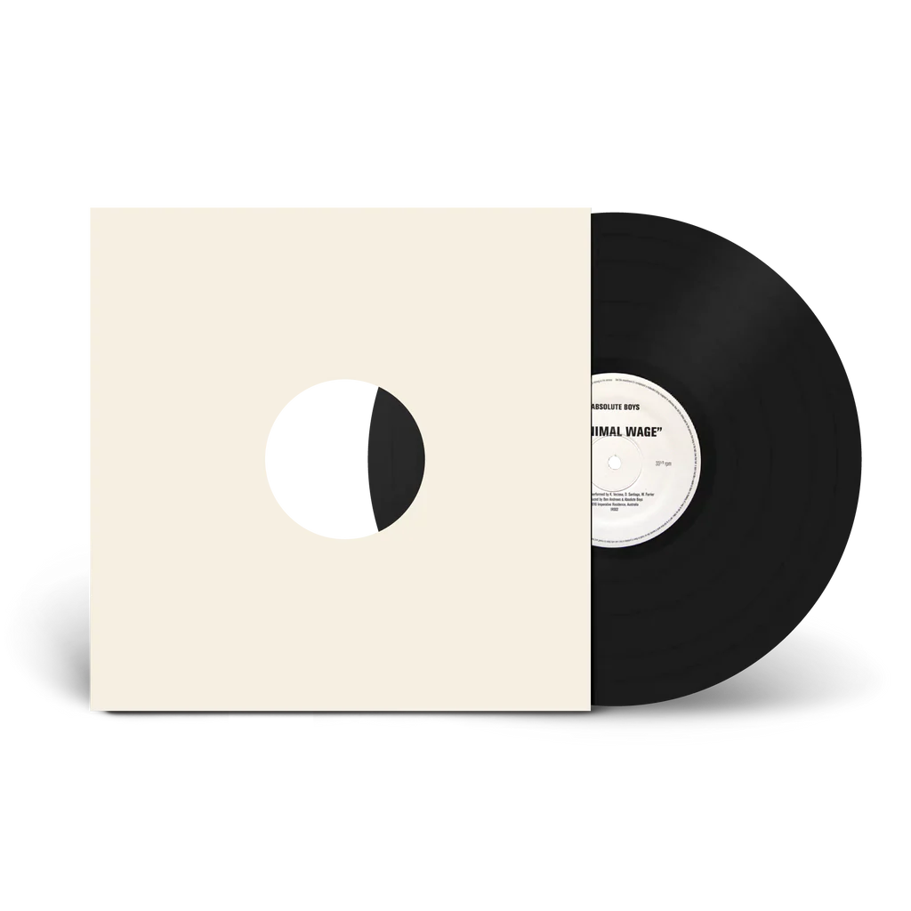 Absolute Boys – Minimal Wage / Wonderful Things 12" (Black Vinyl)