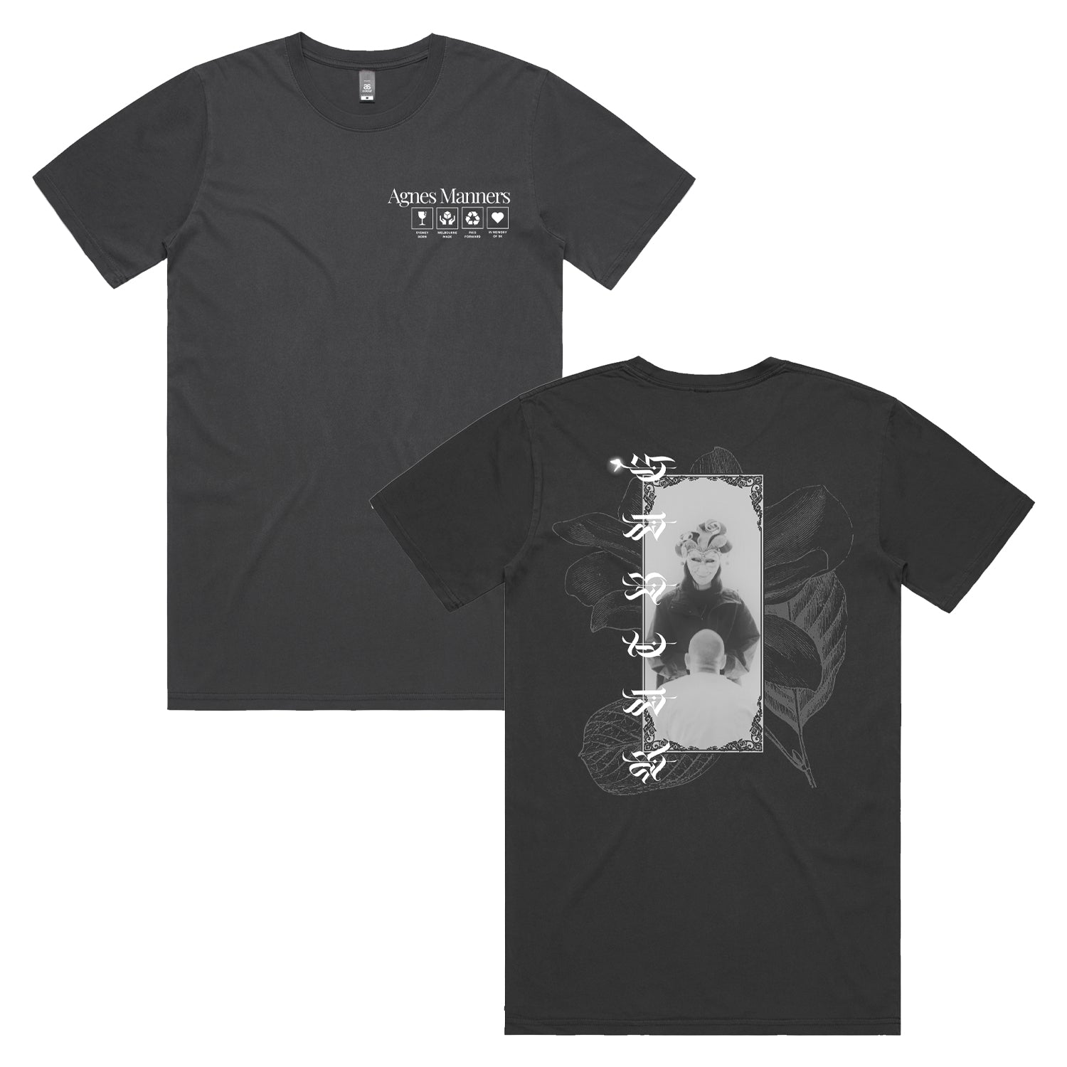 Agnes Manners - Ratbag T-Shirt (Faded Black)