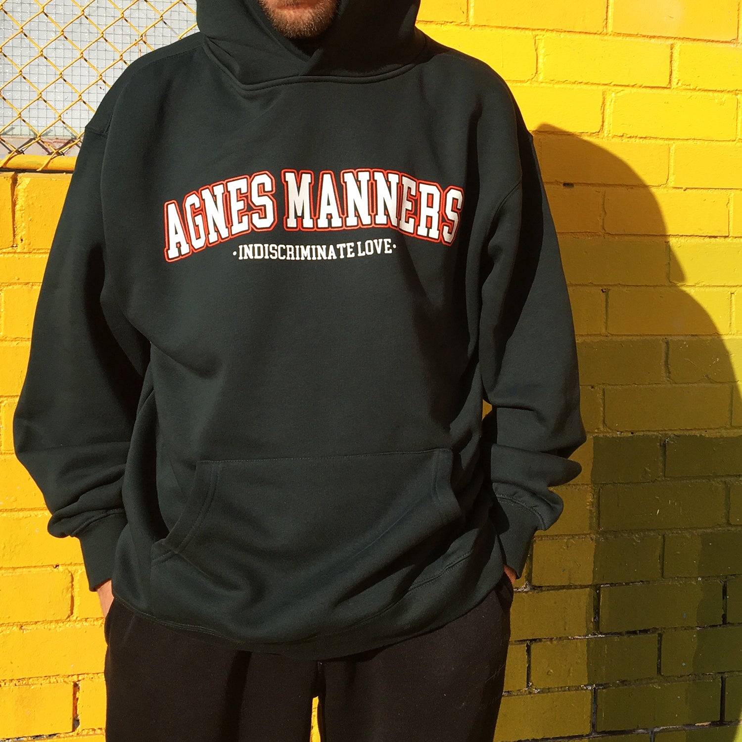 Agnes Manners - Indiscriminate Love Hoodie (Pine Green)