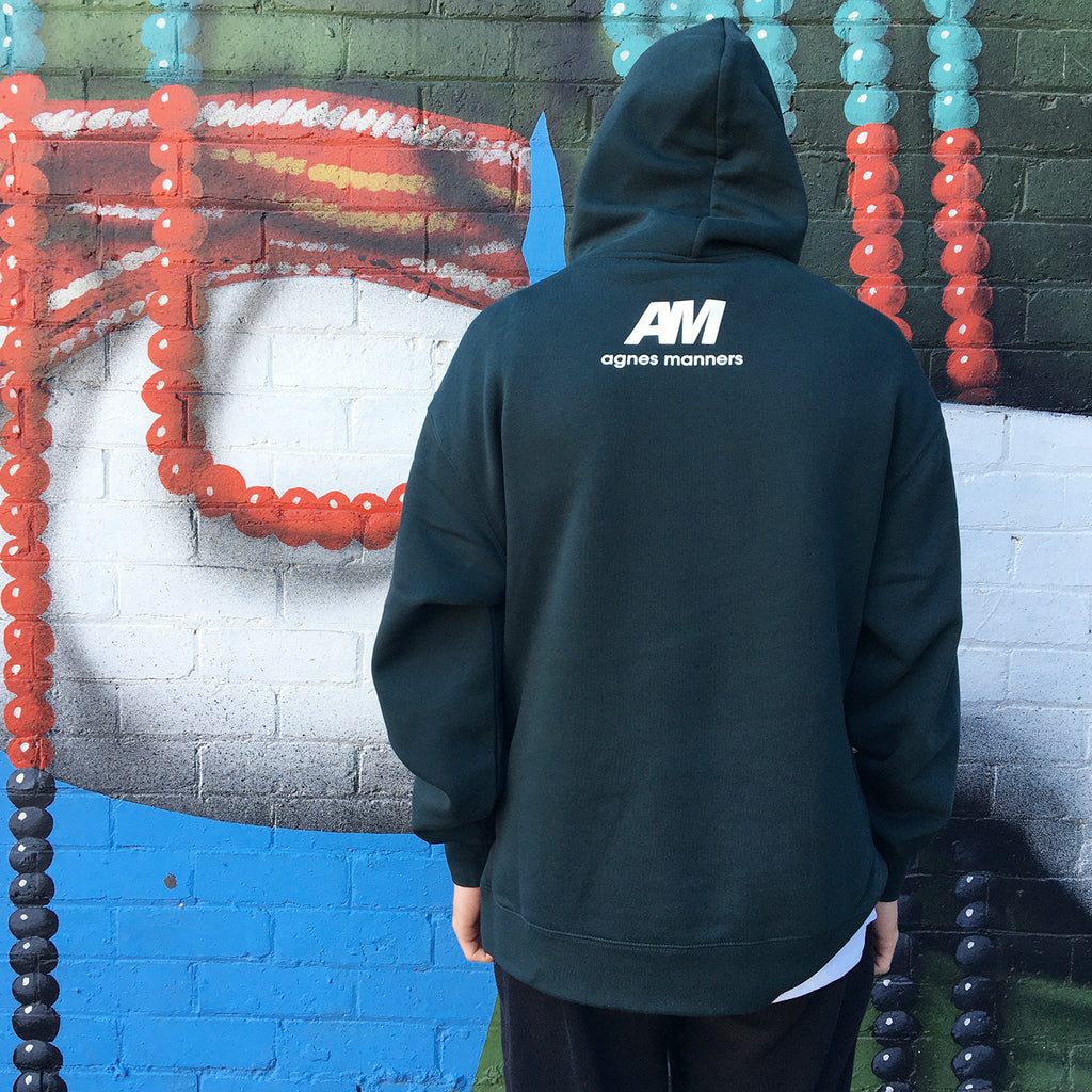 Agnes Manners - Indiscriminate Love Hoodie (Pine Green)