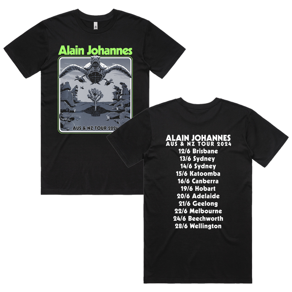 Alain Johannes - AUZ & NZ Tour T-Shirt (Black)