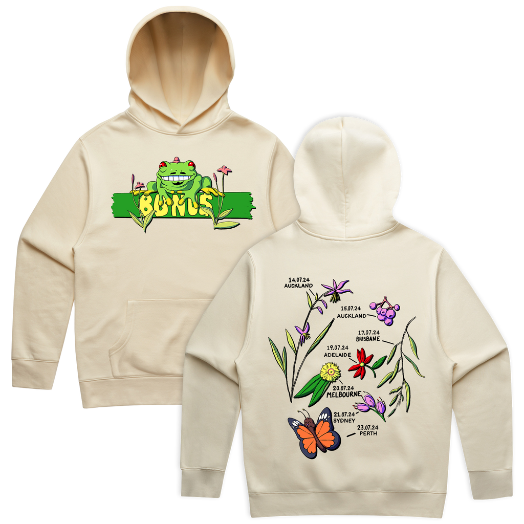 bbno$ - Frog Hoodie (Butter) - Limited Edition