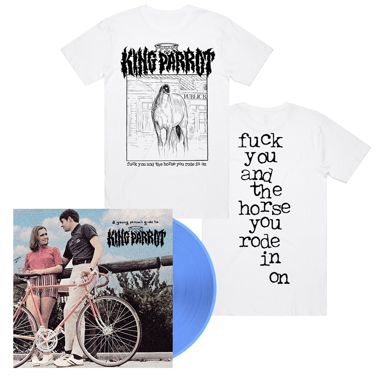 A Young Person's Guide To LP (Translucent Sky Blue Vinyl) + T-Shirt Bundle #1