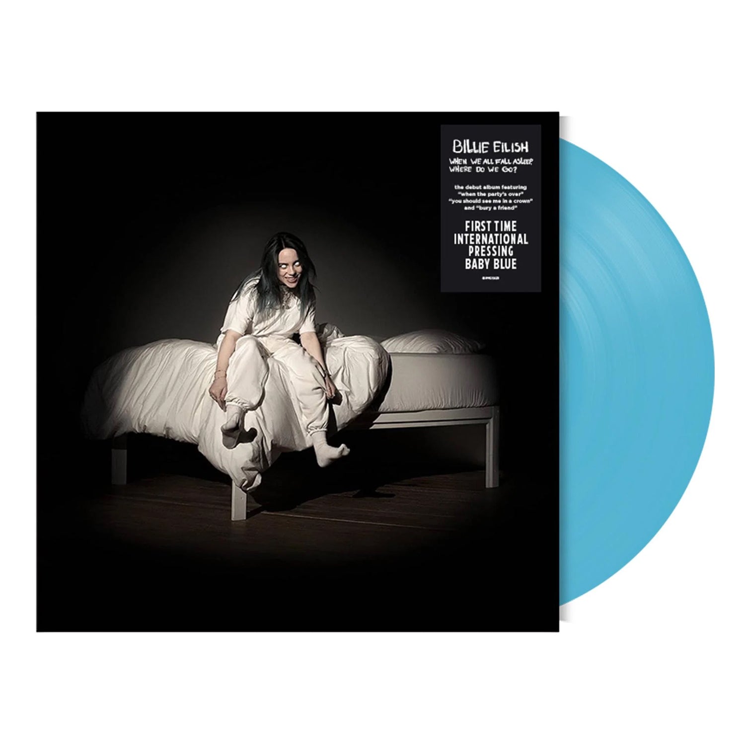 Billie Eilish - WHEN WE ALL FALL ASLEEP, WHERE DO WE GO? LP (Baby Blue Vinyl Repress)