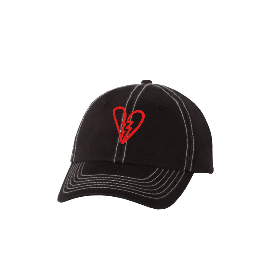 Bakers Eddy - Heart Dad Hat (Black)