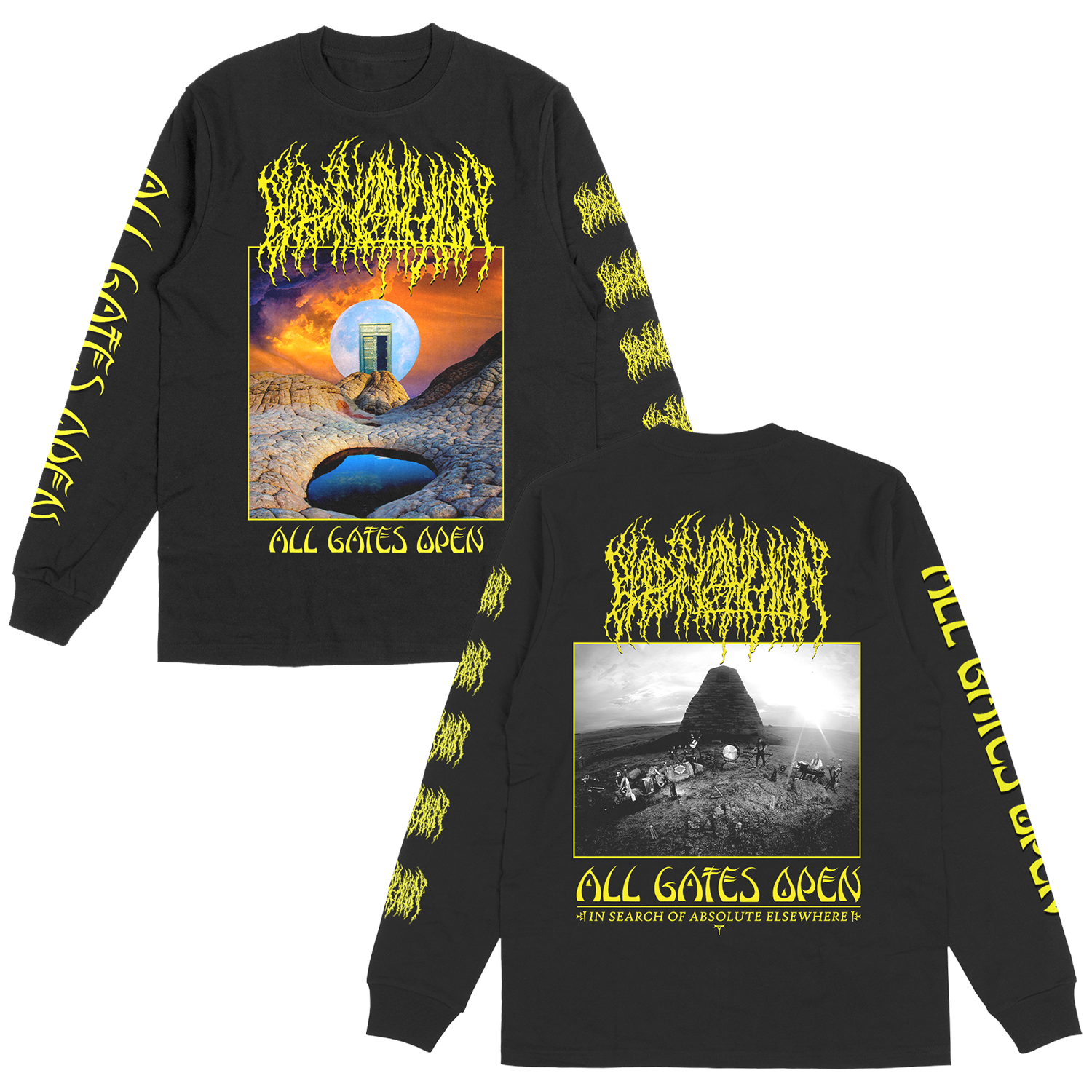 Blood Incantation - All Gates Open Album Cover Longsleeve (Black)