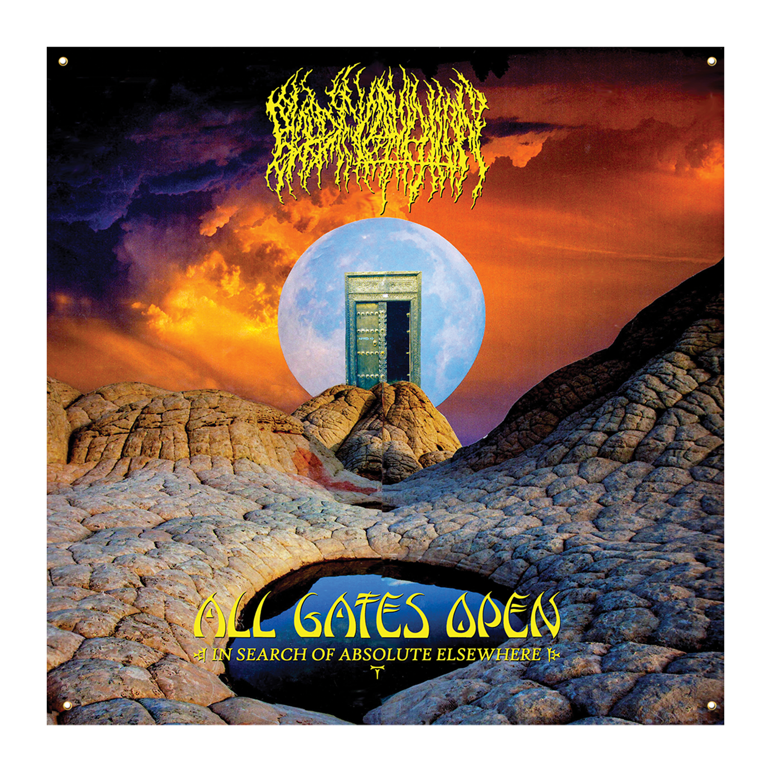 Blood Incantation - All Gates Open Flag (48x48)