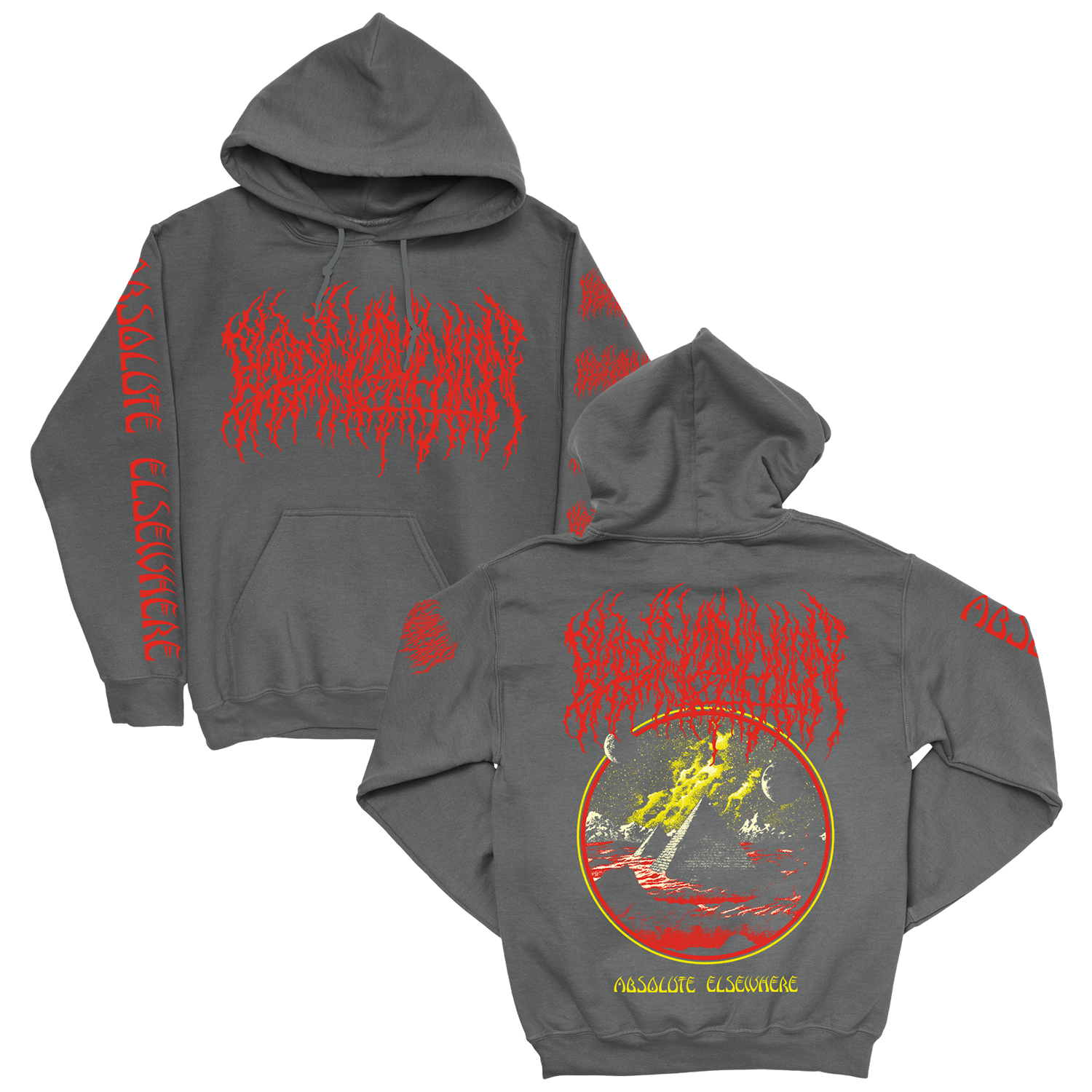 Blood Incantation - AE Pyramid Pullover Sweatshirt (Pepper)
