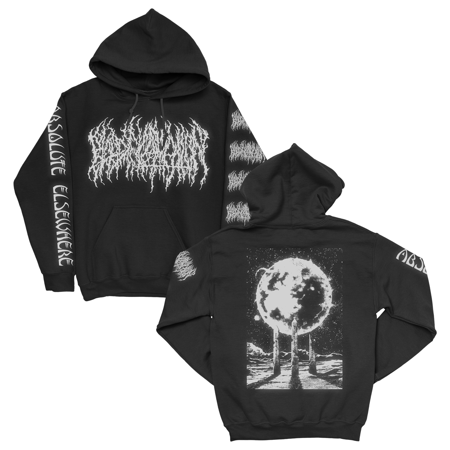 Blood Incantation - Pillar Reflective Pullover Sweatshirt (Black)