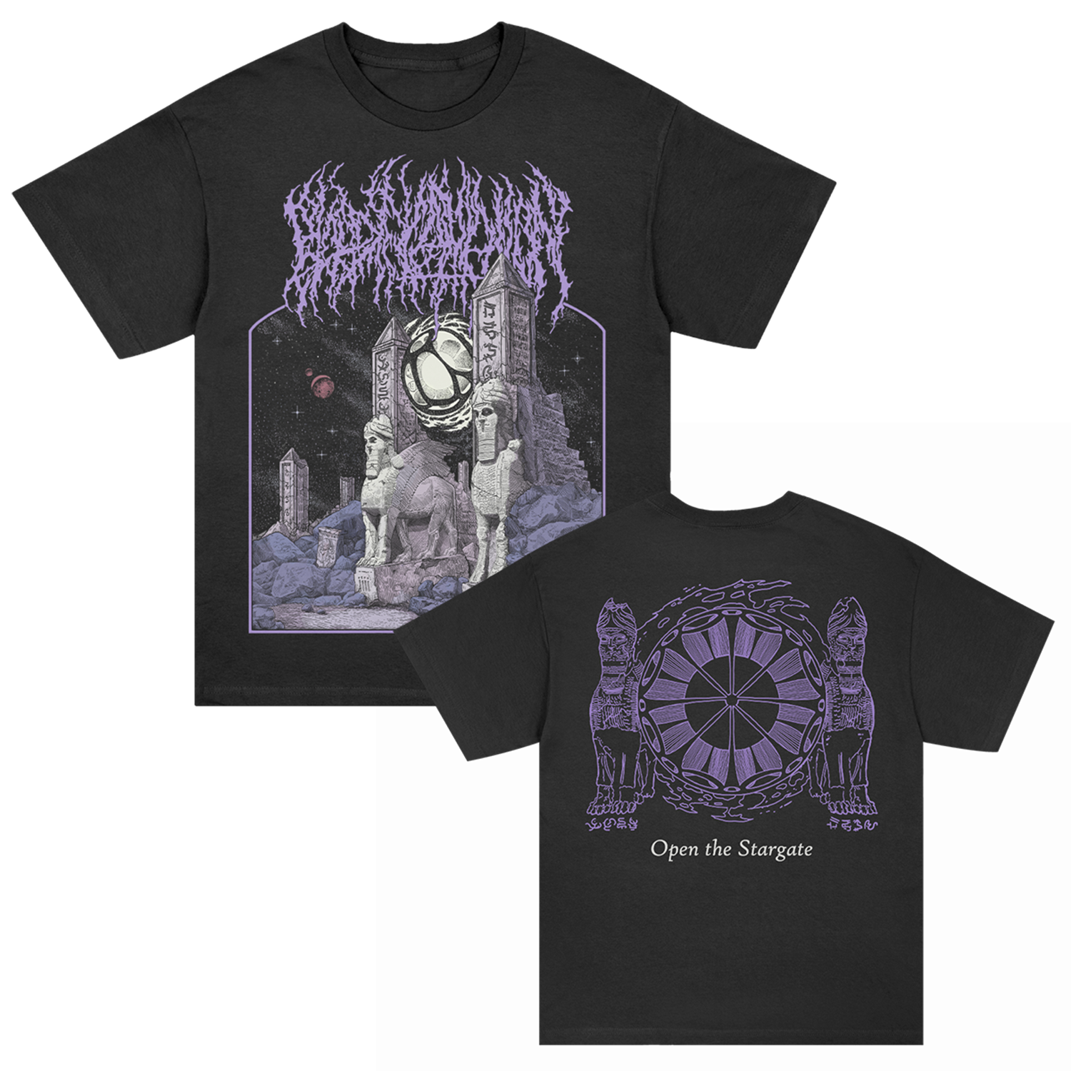 Sumerian Stargate T-Shirt (Black) – Artist First
