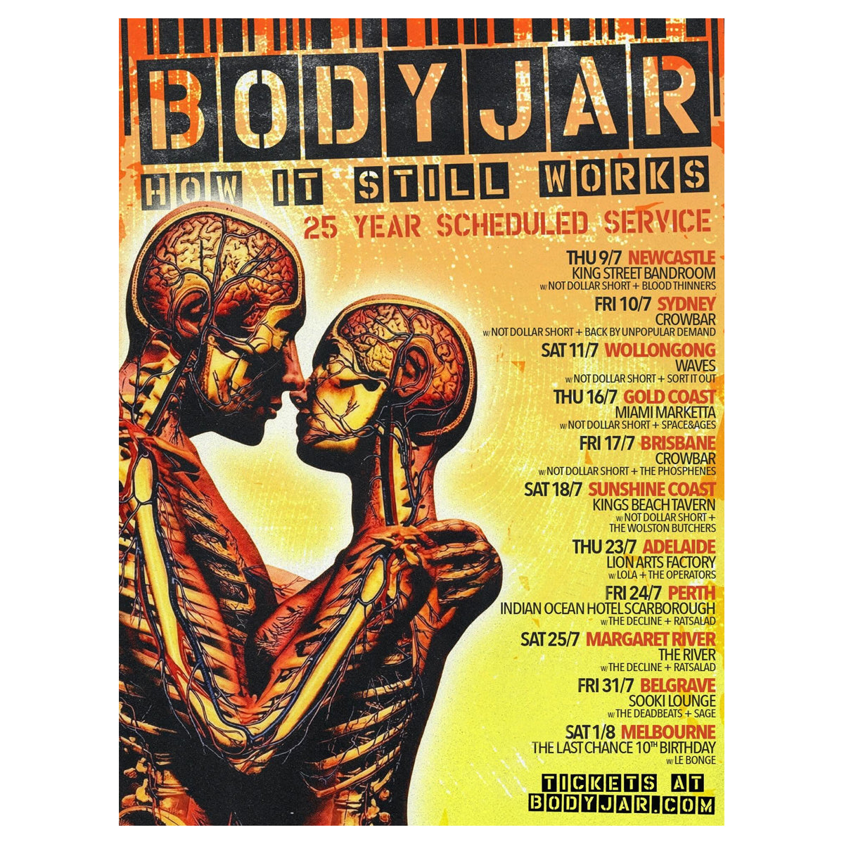 Bodyjar - How It Still Works Tour Poster (A3)