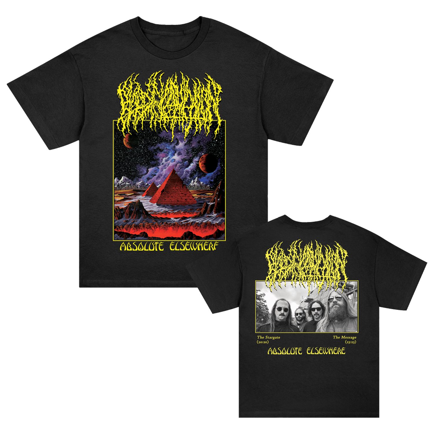 Blood Incantation - Absolute Elsewhere Album T-Shirt (Black)