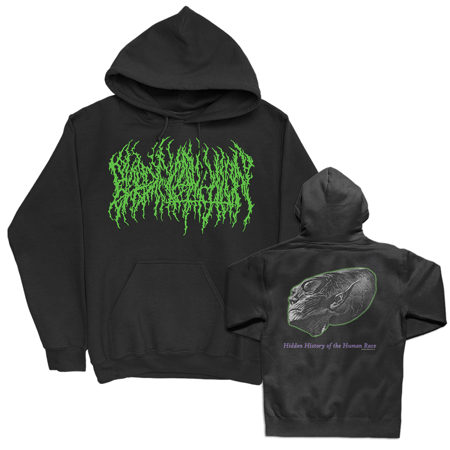 Blood Incantation - Hidden History Pullover Hoodie (Black)