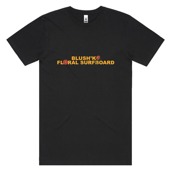 Blush'Ko - Floral Surfboard T-Shirt (Black)