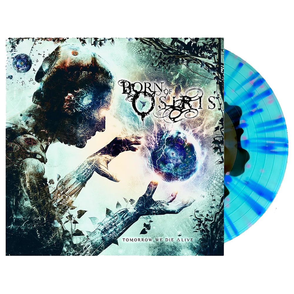 Born of Osiris - The New Reign Vinyl (Bone + Orange w/ Blue Splatter)